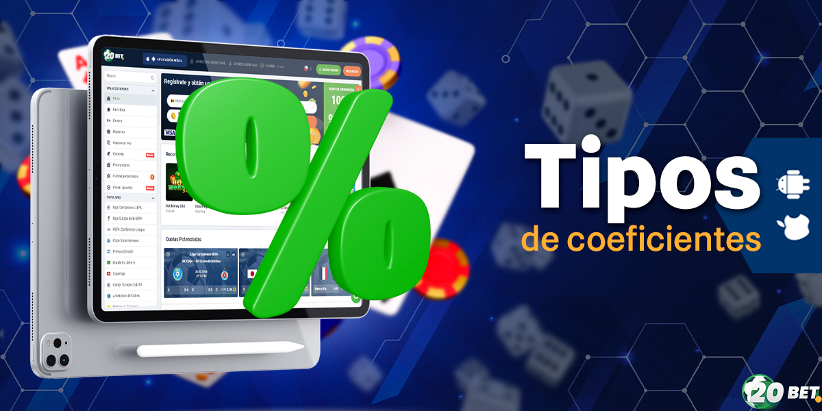 Tipos de cuotas de 20Bet