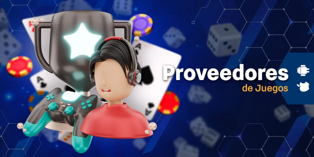 Fornecedores de jogos online.