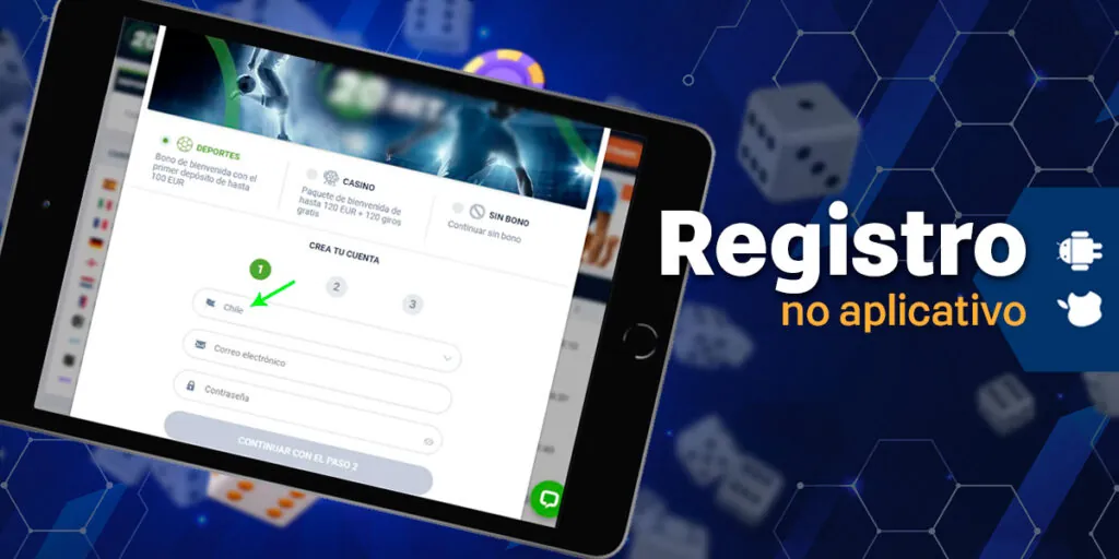 Processo de registro rápido.